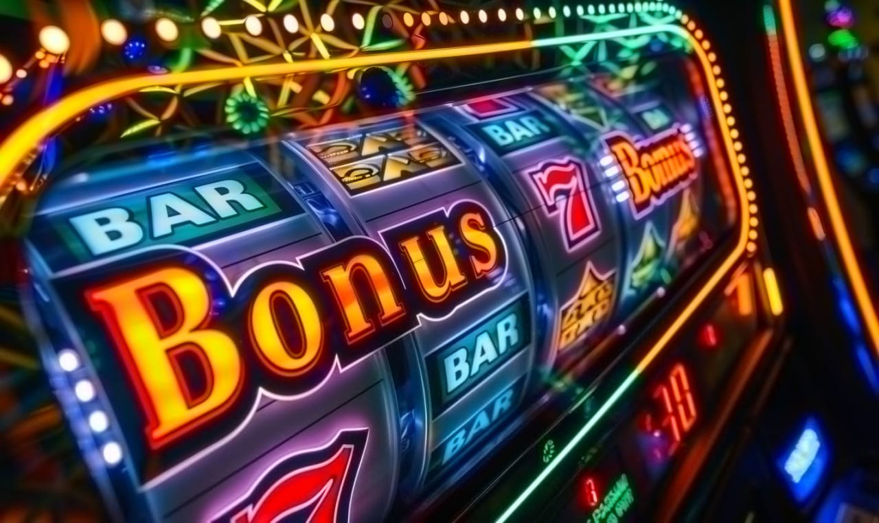 Pengguna membaca bonus mingguan melalui mobile